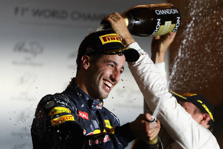 Il sorriso di Ricciardo. Ap